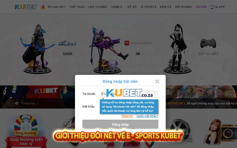 Giới thiệu đôi nét về E - Sports Kubet