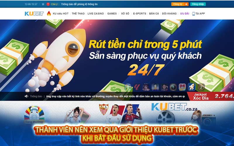 Thành viên nên xem qua giới thiệu Kubet trước khi bắt đầu sử dụng